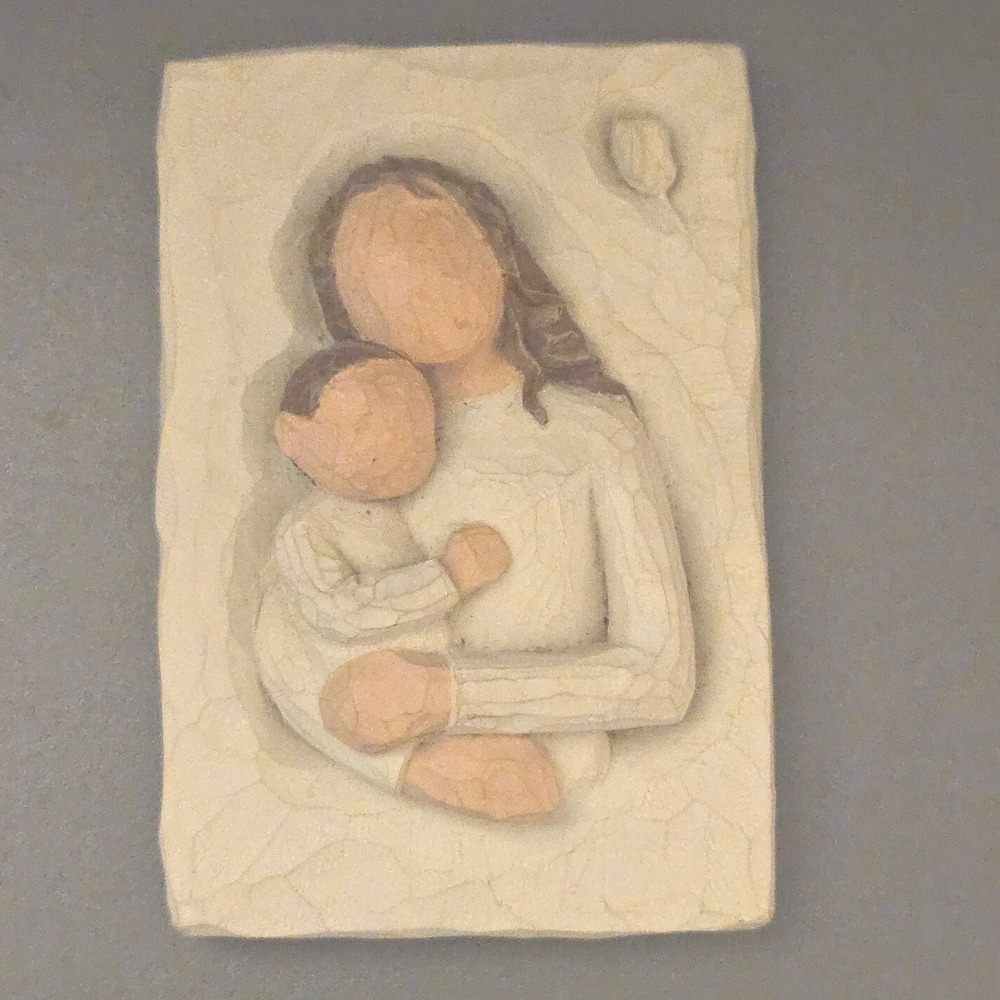 Willow Tree Mother and Child Plaque Everyday A Miracle Demdaco 2001 Susan Lordi